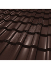 Металлочерепица Stella PURRUS Pro® матовый RAL 8017 0.50