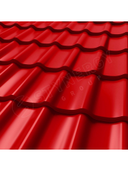 Металлочерепица СМ Классик CORUNDUM50® RAL 3020 0.50