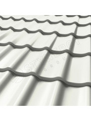 Металлочерепица СМ Классик CORUNDUM50® RAL 9010 0.50