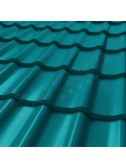 Металлочерепица СМ Классик CORUNDUM50® RAL 5021 0.50
