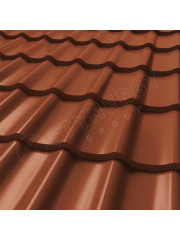 Металлочерепица СМ Классик CORUNDUM50® RAL 8004 0.50