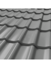 Металлочерепица СМ Классик CORUNDUM50® RAL 7040 0.50
