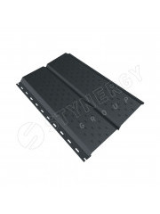 Софит Евробрус перфорированный GRAPHITE45® RAL 7011 0.45