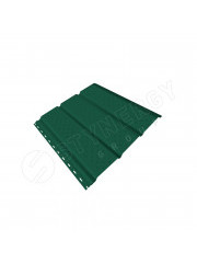 Софит тройной полная перфорация GRAPHITE45® RAL 6005 0.45