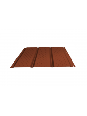 Софит тройной полная перфорация Rooftop Бархат® RAL 8004 0.50