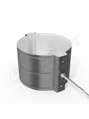 Держатель трубы D150 (саморез 10х160мм) RAL 7024