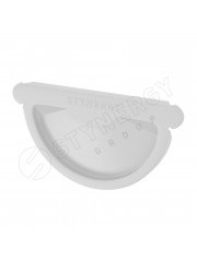 Stynergy ПРЕМИУМ 125/90 Заглушка желоба RAL 9003
