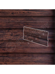 Сайдинг Корабельная доска PRINT Дуб темный 3D (W4) 0.45