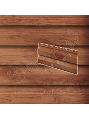 Сайдинг Корабельная доска PRINT Кедр золотой 3D 0.45