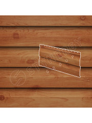 Сайдинг Корабельная доска SteelArt® Золотой орех 3D 0.45