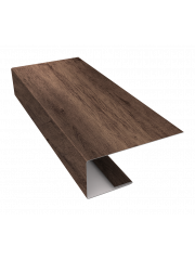 Планка П-образная (J-профиль) 27 (Блок-хаус) PRINT Клен канадский 3D (W6)
