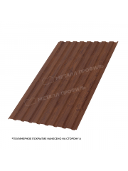 Профилированный лист МП-20х1100-A (ECOSTEEL_MA-01-Мореный Дуб-0.5)