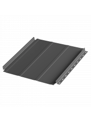 Фальцевая панель AQUACLICK Силуэт 2 Rooftop Бархат RAL7016 PE 0,5мм Zn180 (c подгибом)
