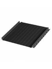 Фальцевая панель AQUACLICK Силуэт 8 PU _ RAL9005 Matt 0,5мм Zn275 (c подгибом) Фальцевая панель AQUACLICK Силуэт 8 PU _ RAL9005 Matt 0,5мм Zn275 (c подгибом)