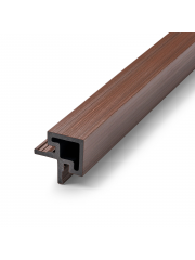 Угол для реечной панели EasyDecking Co-extrusion 50х50х4010 Каштан