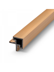 Угол для реечной панели EasyDecking Co-extrusion 50х50х4010 Дуб