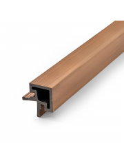 Угол для реечной панели EasyDecking Co-extrusion 50х50х4010 Тик