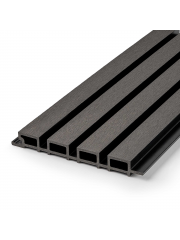 Реечная фасадная панель EasyDecking 219*26*3010 Черное дерево шлиф.