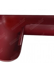 Угол желоба внешний, 90° 125x90 мм. Grand Line, цвет Ral 3005 красное вино