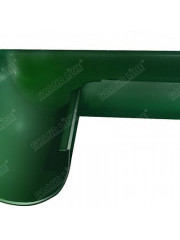 Угол желоба внешний, 90° 125x90 мм. Grand Line, цвет Ral 6005 зеленый мох